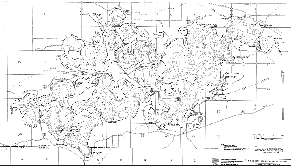 Lake Waconia Depth Chart
